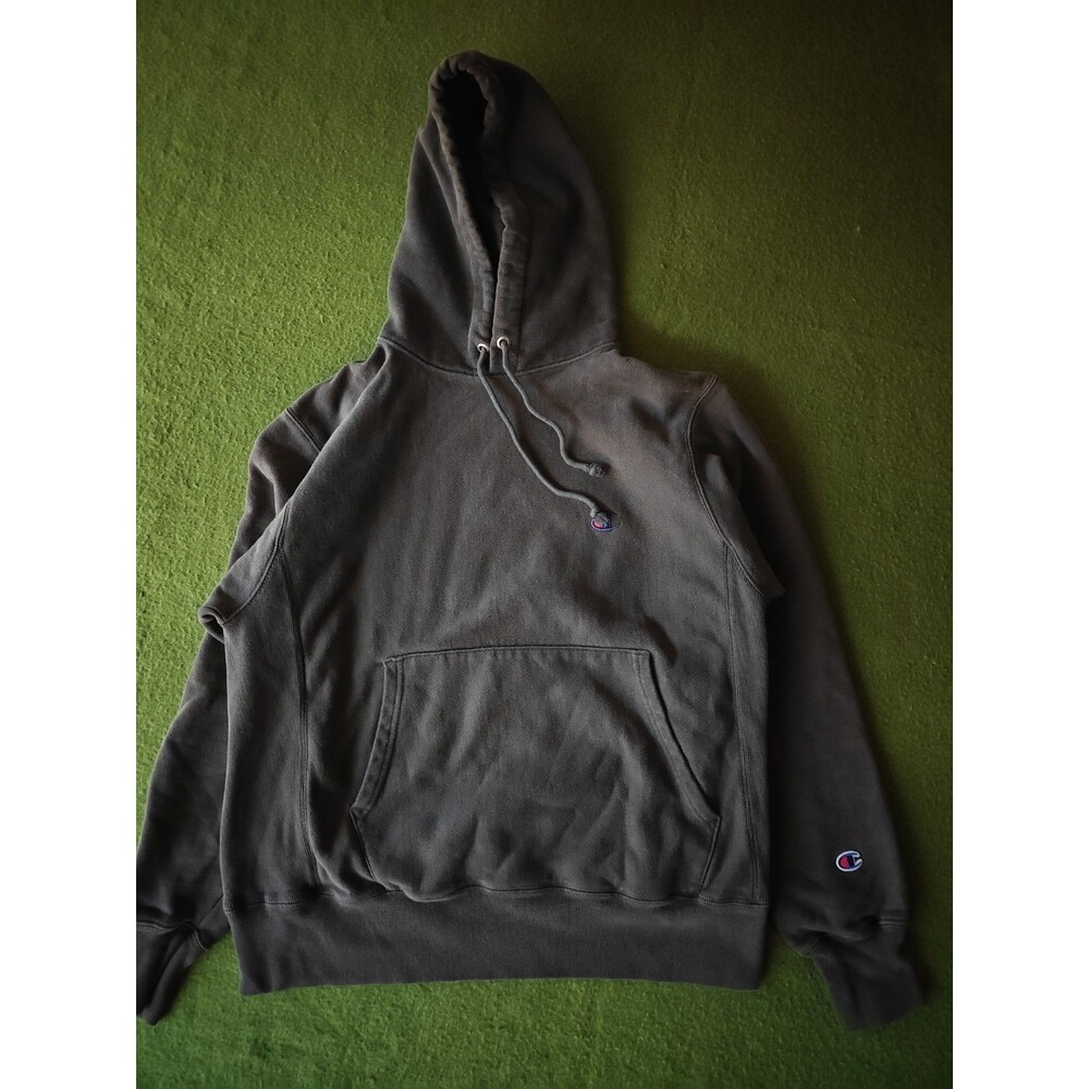 Champion Reverse Weave Dark Grey Hoodie Men’s Medium